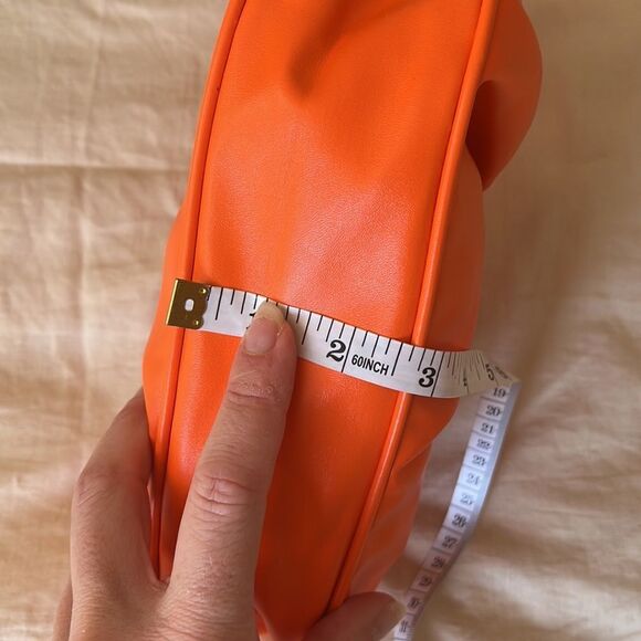 Shein Bright Orange Tangerine Shoulder Bag - Picture 5 of 7